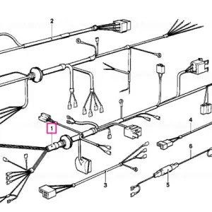 Wiring harness sector chassis - BMW Motorrad Doar azi