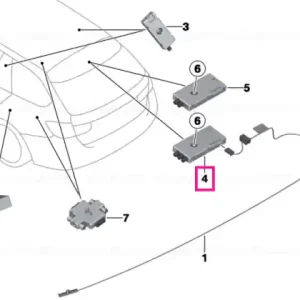 Antenna amplifier AM/FM DAB - BMW Preț redus