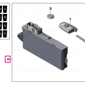 Set chei cu unitate control CAS 868 MHZ - BMW Super ofertă