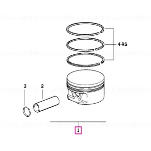 Ultima șansă Mahle-alusil piston 92,070MM(00) - BMW