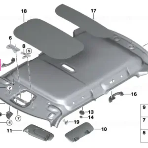Vezi acum Grab handle, front SCHWARZ - BMW - Mini