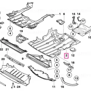 Underhood shield - BMW Preferatul clienților