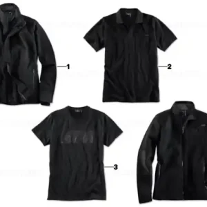 BMW M sweat jacket, men BLACK, XL Doar azi
