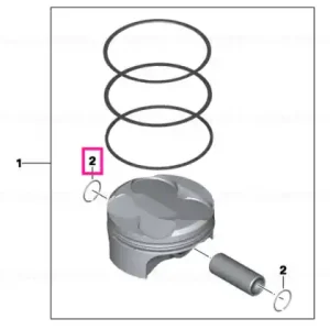 Snap ring 17X1 - BMW Motorrad Reducere specială