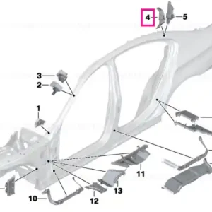 Bestseller Moulded part column C, exterior - BMW