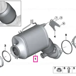 Reducere extra Filtru particule diesel EXCH - BMW