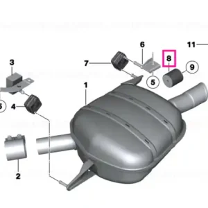 Vibration absorber 58 HZ - BMW Plată sigură