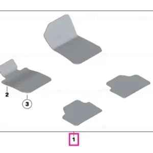 Set covorase fata/spate, Velur, Negru/Maro (Aragon/Braun) - BMW Seria 6 F06 Gran Coupe LCI Ofertă exclusivă