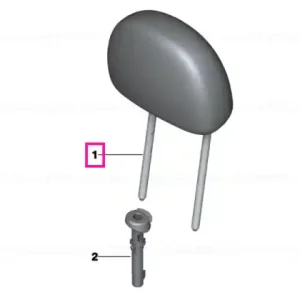 Reducere specială Headrest leather T9IN CARBON - BMW - Mini