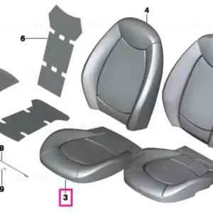Super ofertă Huse scaun piele dreapta T9IN CARBON - BMW - Mini