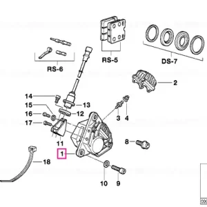 Etrier frana fara placute, D=38MM - BMW Motorrad Retur gratuit