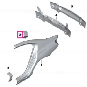 Reinforcement plate, C-pillar, right - BMW Cumpără online