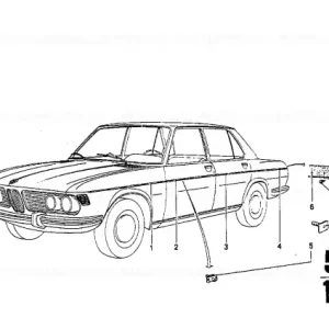 Banda trim lunga cu curba, LINKS - BMW Ofertă exclusivă