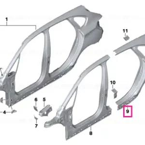 Cumpără acum Left rear side panel - BMW