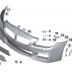 Capac trim bara fata, M/US/SRA/PDC/SV - BMW Discount