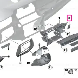 Capac acoperire dreapta - BMW Popular