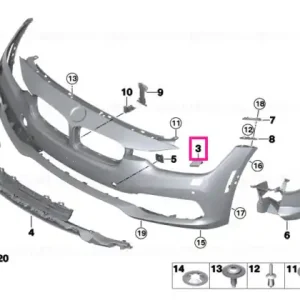 Capac duză pulverizare dreapta aprimat - BMW Reducere extra