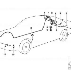 Cel mai vândut Senzor ultrasonic British-Racing Green - BMW