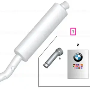 Reducere specială Set insert silențiator - BMW Motorrad
