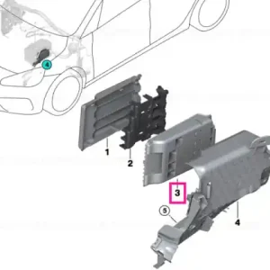 B+ junction terminal 600 W - BMW Doar azi