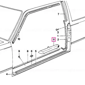 Acoperire interior stanga - BMW Preț mic