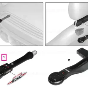 Retur ușor Track Fix for action cameras "MINI JCW PRO" - BMW - Mini