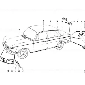 Comandă acum Moulding lower left - BMW