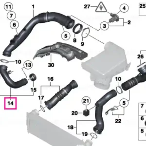 Air duct, bottom - BMW Cumpără acum