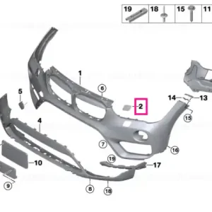 Capac duză stropitoare stânga - BMW Reduceri