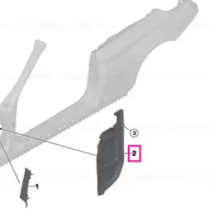 Shaped part, A-pillar, outer left - BMW Comandă acum