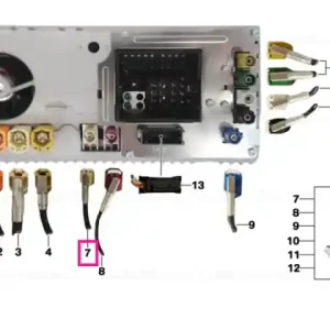 Cablu reparație Bluetooth aeriană L=1615MM L= 1615MM - BMW Preferatul clienților