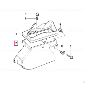 Bottom part of radio partition - BMW Motorrad Ofertă