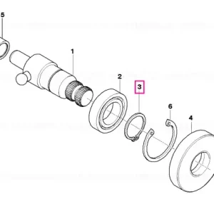 Transport gratuit Snap ring 17X1,2 - BMW Motorrad