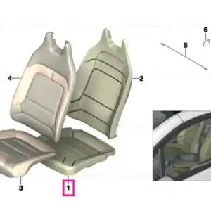 Cel mai bun preț Right seat foam plastic part - BMW