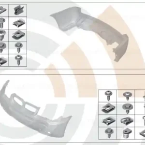 Set, mounting parts, bumper, front VALUE LINE - BMW Ofertă limitată