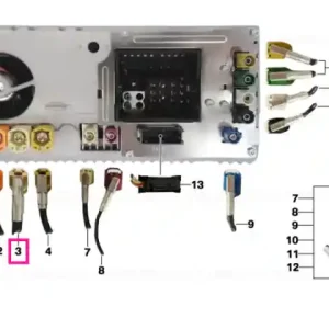 Reduceri HSD line USB glove compartment L= 880 MM - BMW