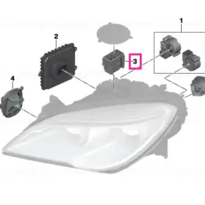 Reducere LED daytime driving light module, right - BMW