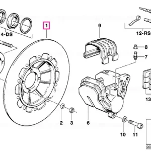 Brake disk - BMW Motorrad Preț redus