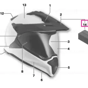 Noutate Set montaj viziera casca GS - BMW Motorrad