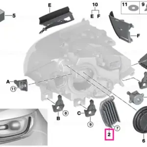 Chilipir LED module, daytime running lights, left - BMW