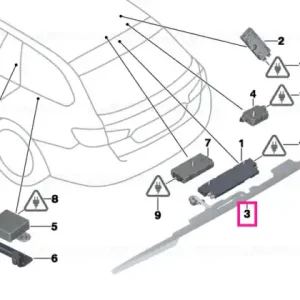 Comandă acum Senzor spoiler AM/FM - BMW