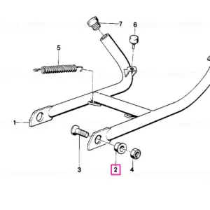Bucșă sistem eșapament jos, 10MM - BMW Motorrad Mai ieftin