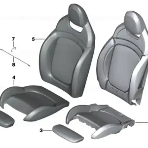 Ofertă Spumă pad sport spătar, stânga - BMW - Mini