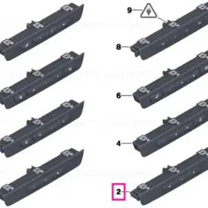 Calitate înaltă Operating unit, supplem. seat functions SCHWARZ - BMW