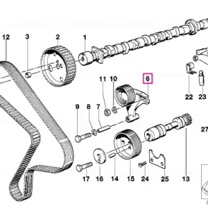 Adjusting pulley - BMW Disponibil imediat