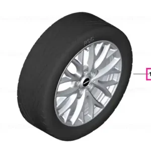 Set roți complete de vară - JCW Cross Spoke R134 cu anvelopa Pirelli P Zero r-f - 225/40R19 89W - Mini Countryman/Paceman R60/R61 Premium
