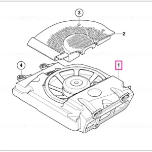 Central bass, left STEREO-SYSTEM - BMW Ofertă exclusivă