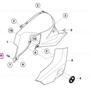 Calitate înaltă Threaded bolt M8 - BMW Motorrad