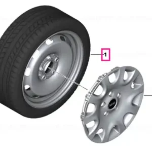 Roată completă de iarnă - Steel wheel 12 cu anvelopa Pirelli W210 Snowcontrol 3 - 175/65R15 84H - Mini F55/F56/F57 Livrare gratuită