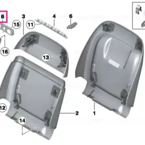 Trim suport ecran display - BMW Preț mic
